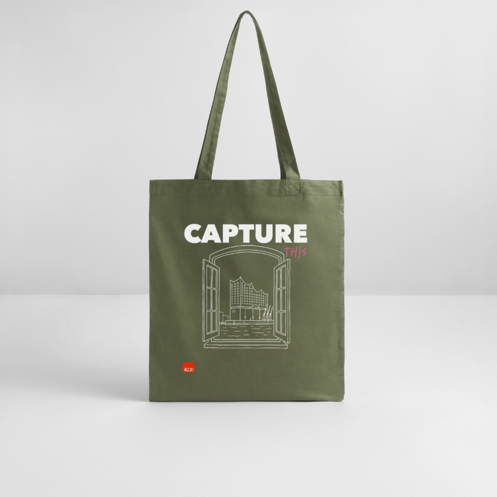 CAPTURE THIS Organic Tote Bag | Special - khaki