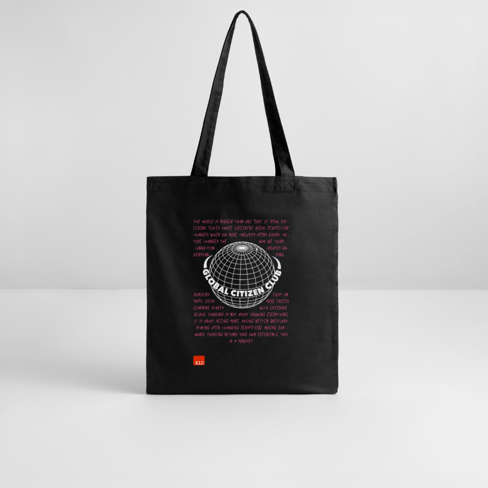 GLOBAL CITIZEN CLUB Organic Tote Bag | Special - black