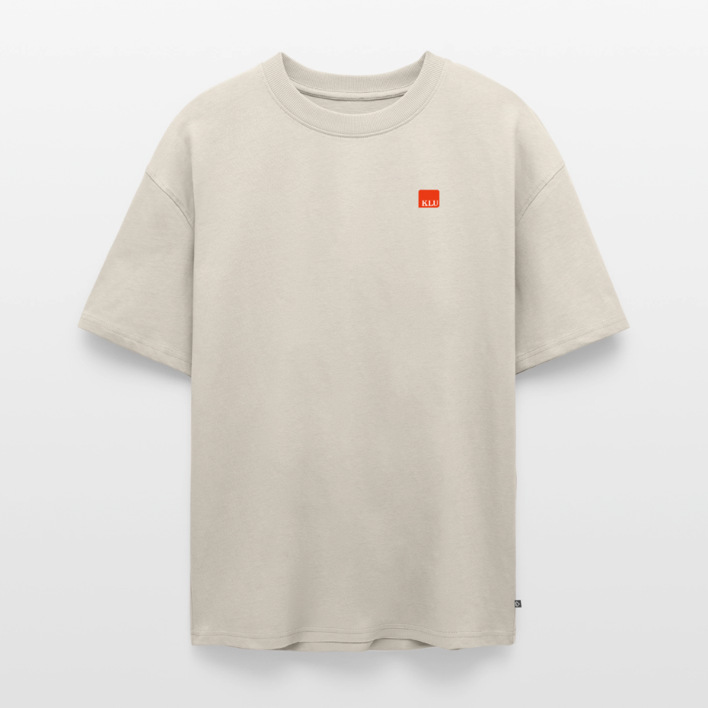 Unisex KLU Oversized Organic T-Shirt | Classic - beige