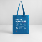FUELED BY PASTRIES Organic Tote Bag | Special - royal blue