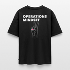 Unisex OPERATIONS MINDSET Oversized T-Shirt | Special Edition - black
