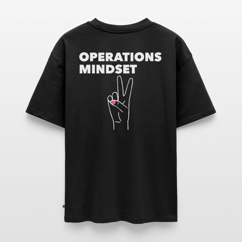 Unisex OPERATIONS MINDSET Oversized T-Shirt | Special Edition - black