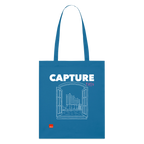 CAPTURE THIS Organic Tote Bag | Special - royal blue