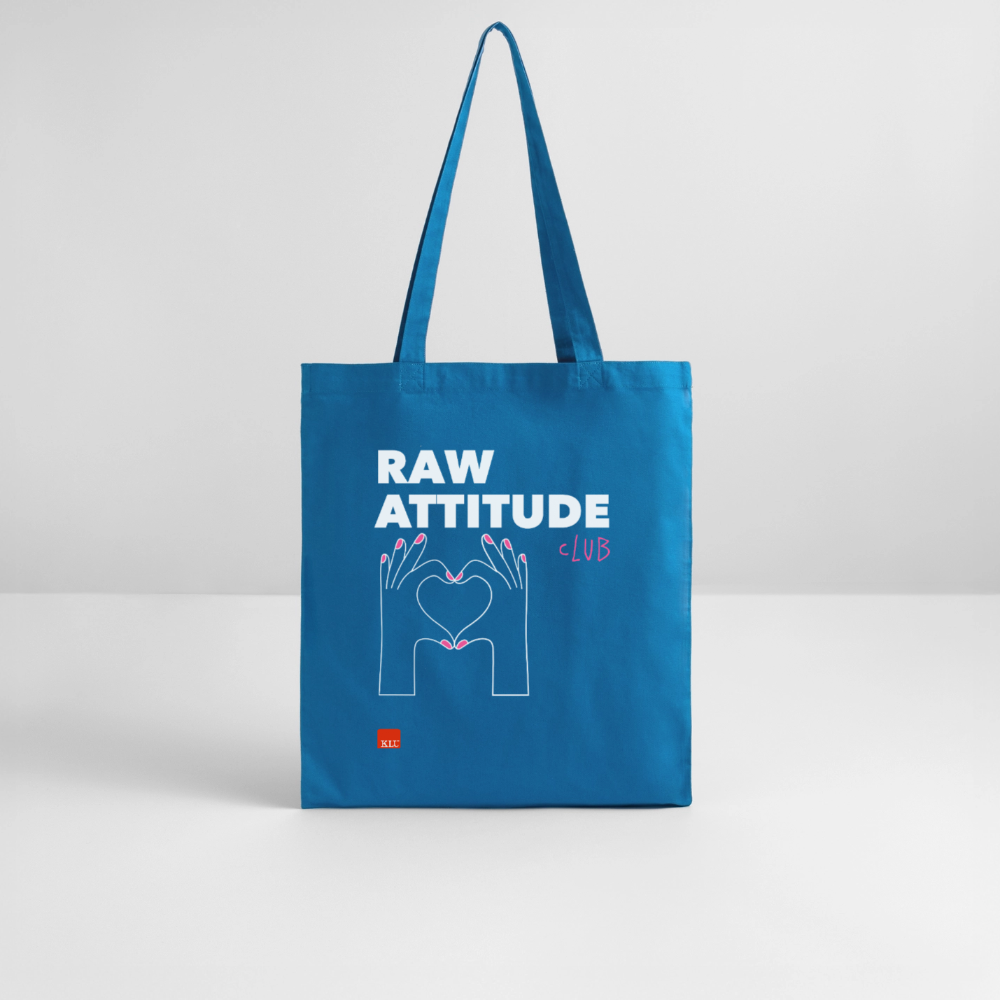 RAW ATTITUDE CLUB Organic Tote Bag | Special - royal blue