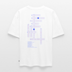 Unisex CROSSWORD PUZZLE Oversized T-Shirt | Special Edition - white
