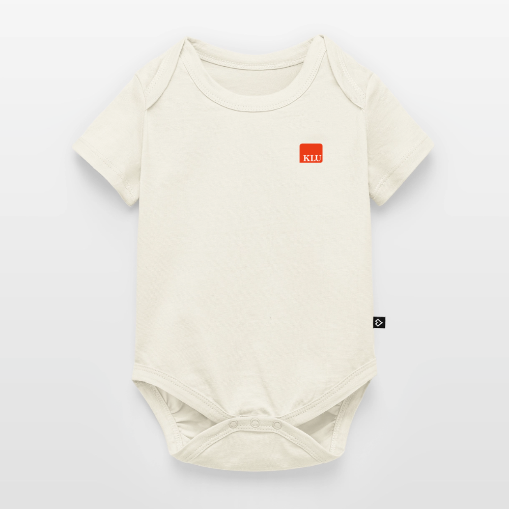 KLU Baby Organic Short-sleeved Bodysuit - off white