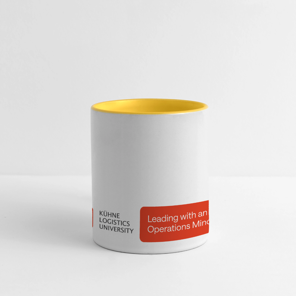 KLU Coffee Mug - white/yellow