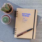 GETTING THINGS DONE Sticker size S (10 x 10 cm) - transparent glossy