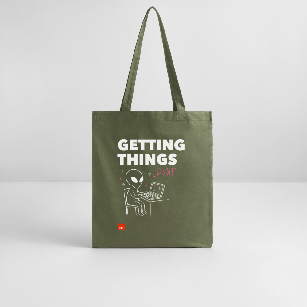 GETTING THINGS DONE Organic Tote Bag | Special - khaki