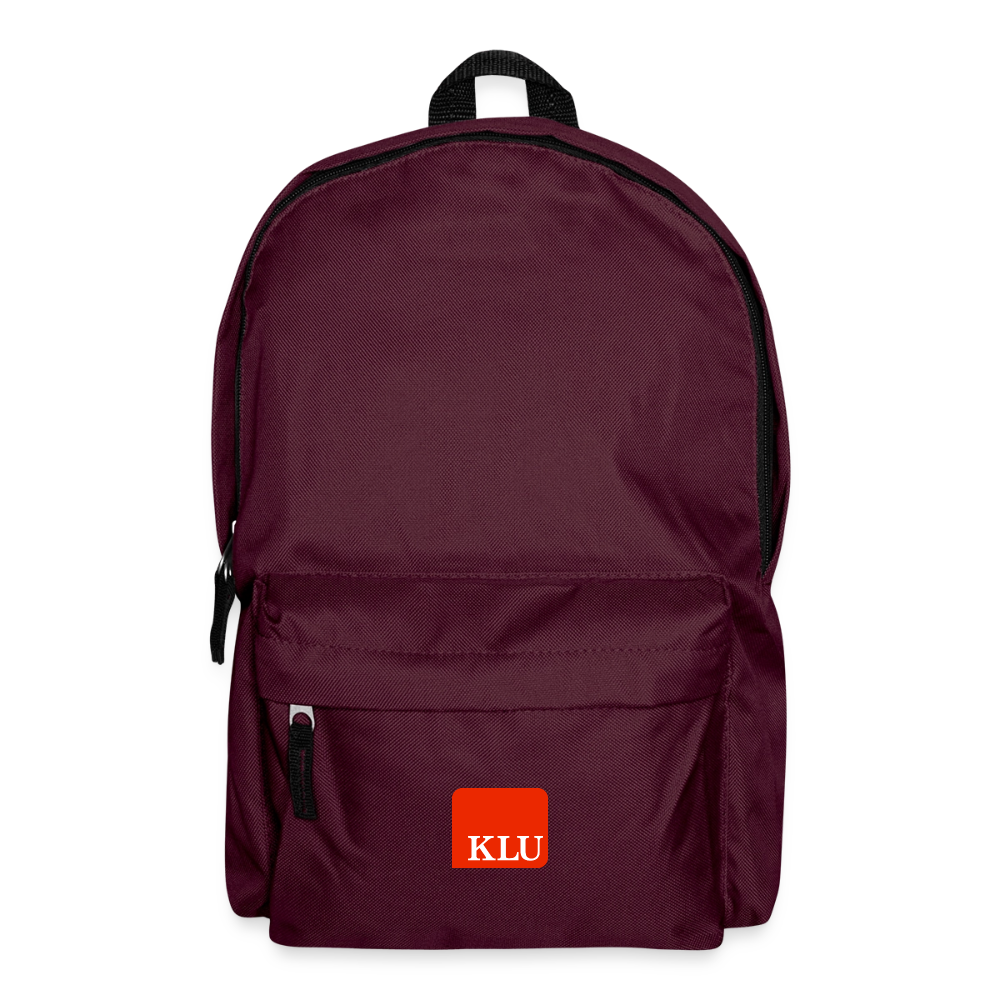 KLU Basic Backpack - burgundy