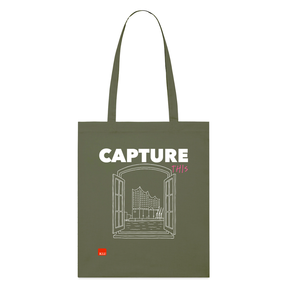 CAPTURE THIS Organic Tote Bag | Special - khaki