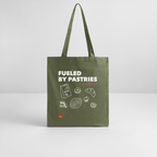 FUELED BY PASTRIES Organic Tote Bag | Special - khaki