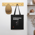OPERATIONS MINDSET Organic Tote Bag | Special - black