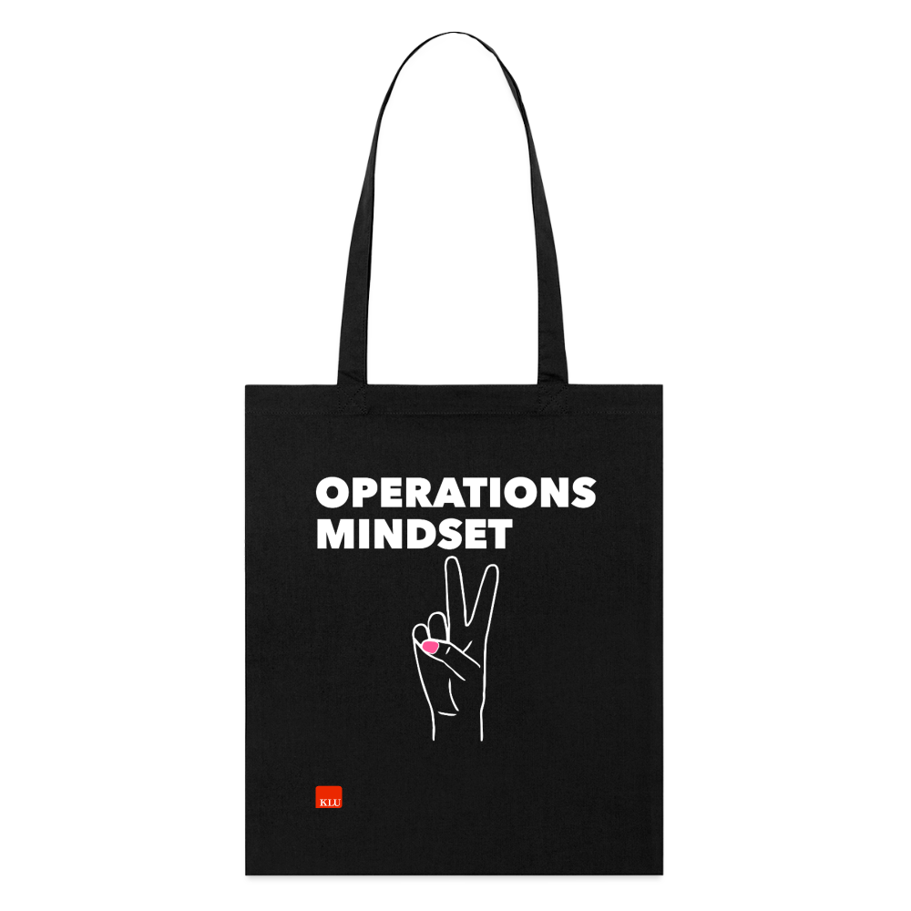 OPERATIONS MINDSET Organic Tote Bag | Special - black