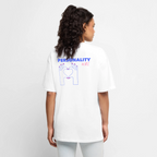 Unisex PERSONALITY HIRE Oversized T-Shirt | Special Edition - white