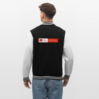 Unisex KLU College Sweat Jacket with Backprint | Classic - black/white