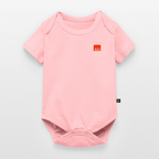 KLU Baby Organic Short-sleeved Bodysuit - rose