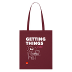 GETTING THINGS DONE Organic Tote Bag | Special - burgundy