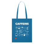 CAFFEINE Organic Tote Bag | Special - royal blue