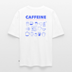 Unisex CAFFEINE Oversized T-Shirt | Special Edition - white
