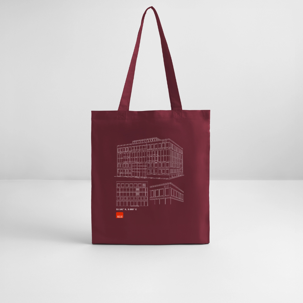 KLU Organic Tote Bag | Classic - burgundy
