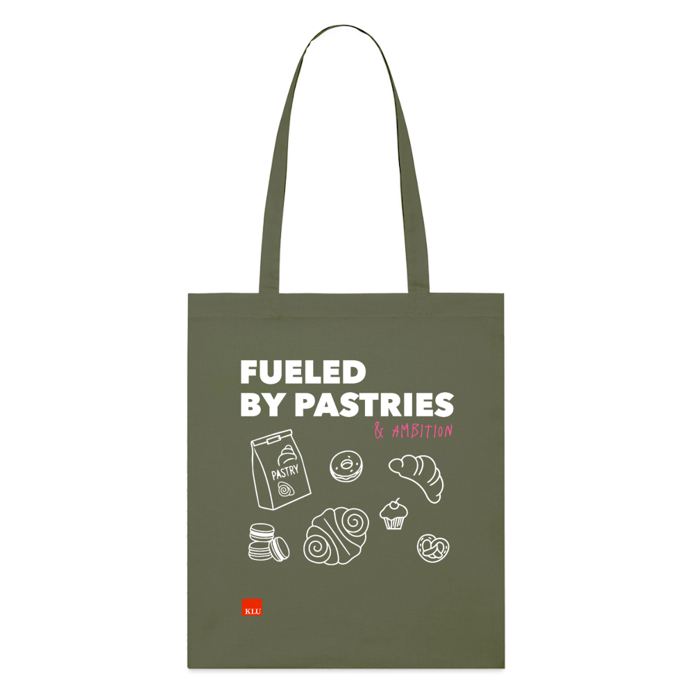 FUELED BY PASTRIES Organic Tote Bag | Special - khaki
