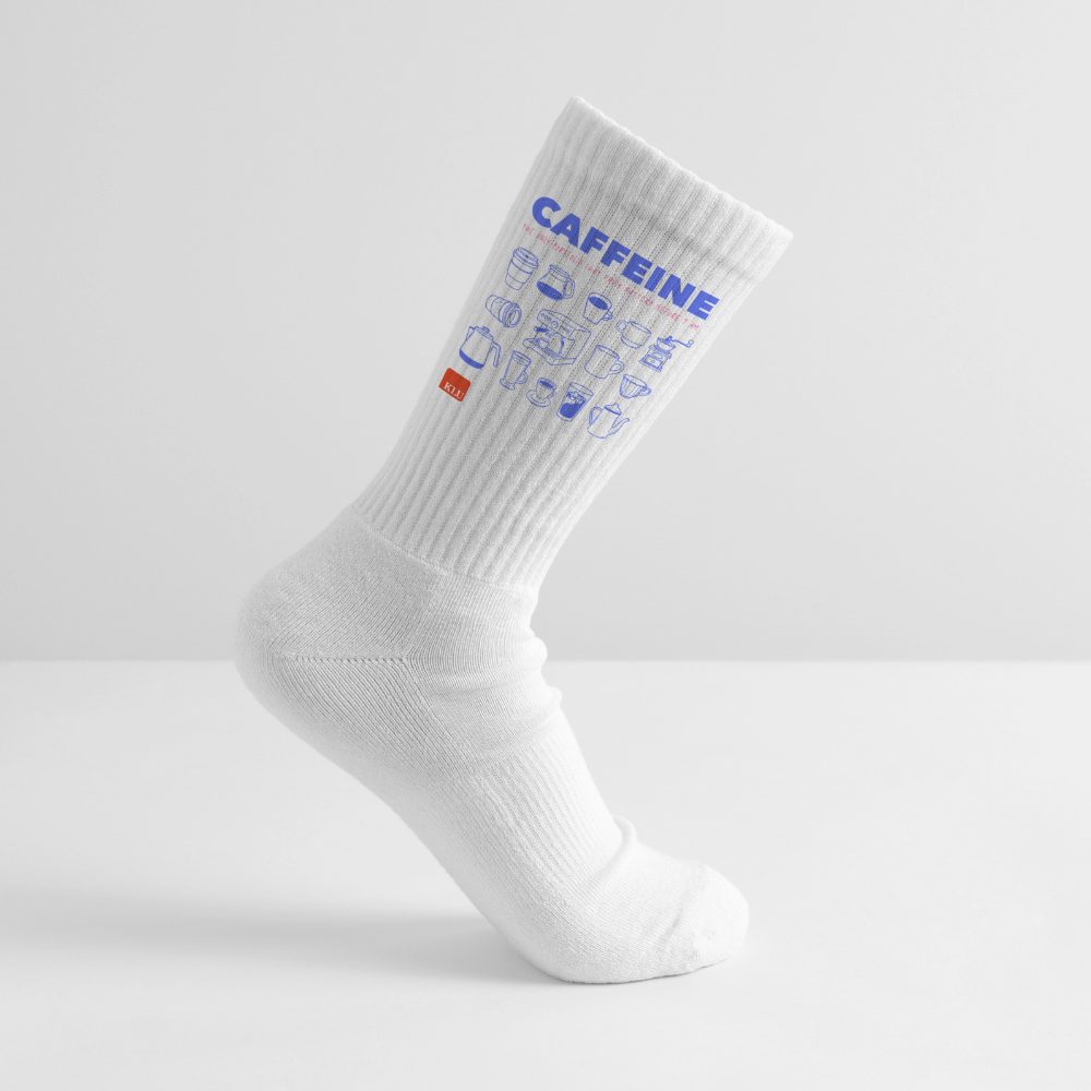 CAFFEINE Tennis Socks | Special - white