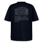 Unisex KLU HAM BACKPRINT Oversized Organic T-Shirt | Classic - navy