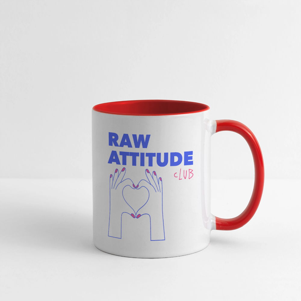 RAW ATTITUDE CLUB Coffee Mug | Special - white/red