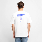 Unisex OPERATIONS MINDSET Oversized T-Shirt | Special Edition - white