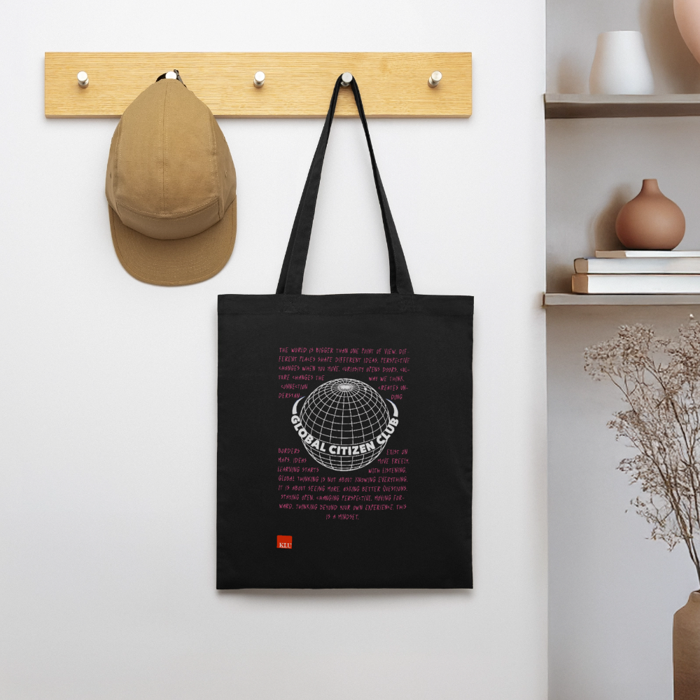 GLOBAL CITIZEN CLUB Organic Tote Bag | Special - black