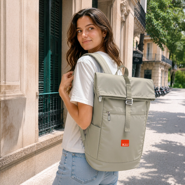 KLU Laptop Backpack - sand beige