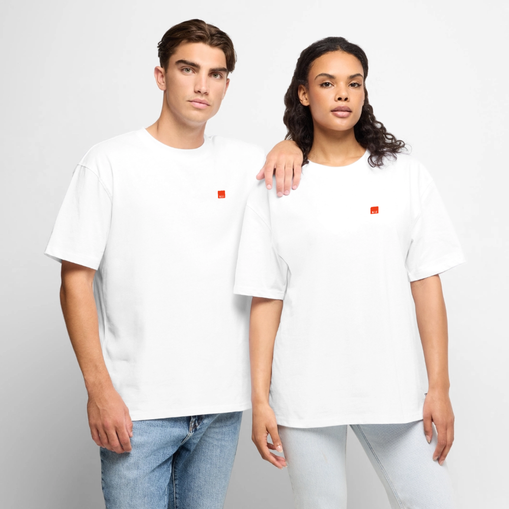 Unisex RAW ATTITUDE CLUB Oversized T-Shirt | Special Edition - white