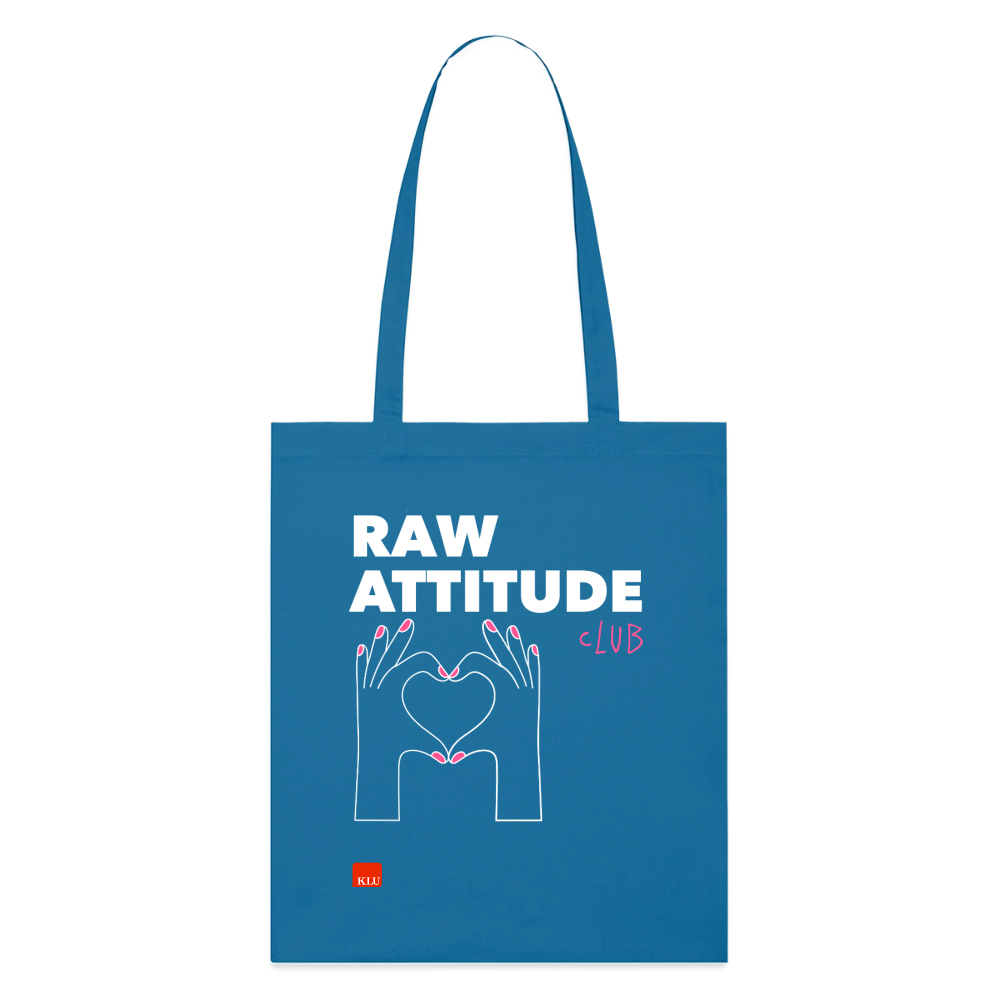 RAW ATTITUDE CLUB Organic Tote Bag | Special - royal blue