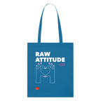 RAW ATTITUDE CLUB Organic Tote Bag | Special - royal blue
