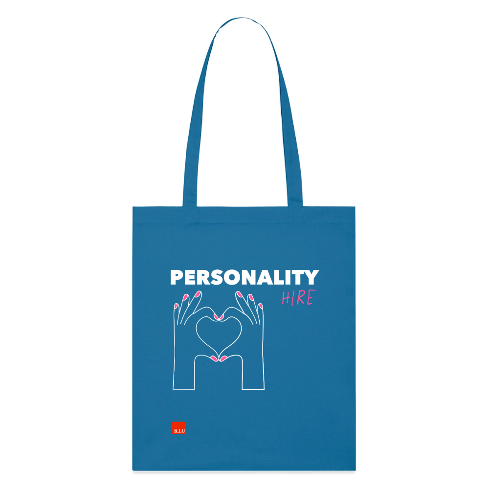 PERSONALITY HIRE Organic Tote Bag | Special - royal blue