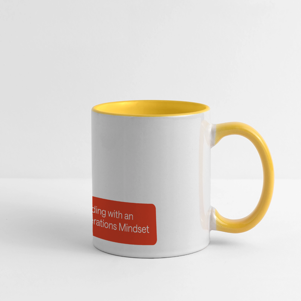 KLU Coffee Mug - white/yellow