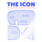 THE ICON Sticker size S (10 x 10 cm) - transparent glossy
