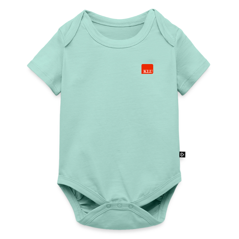 KLU Baby Organic Short-sleeved Bodysuit - mint 