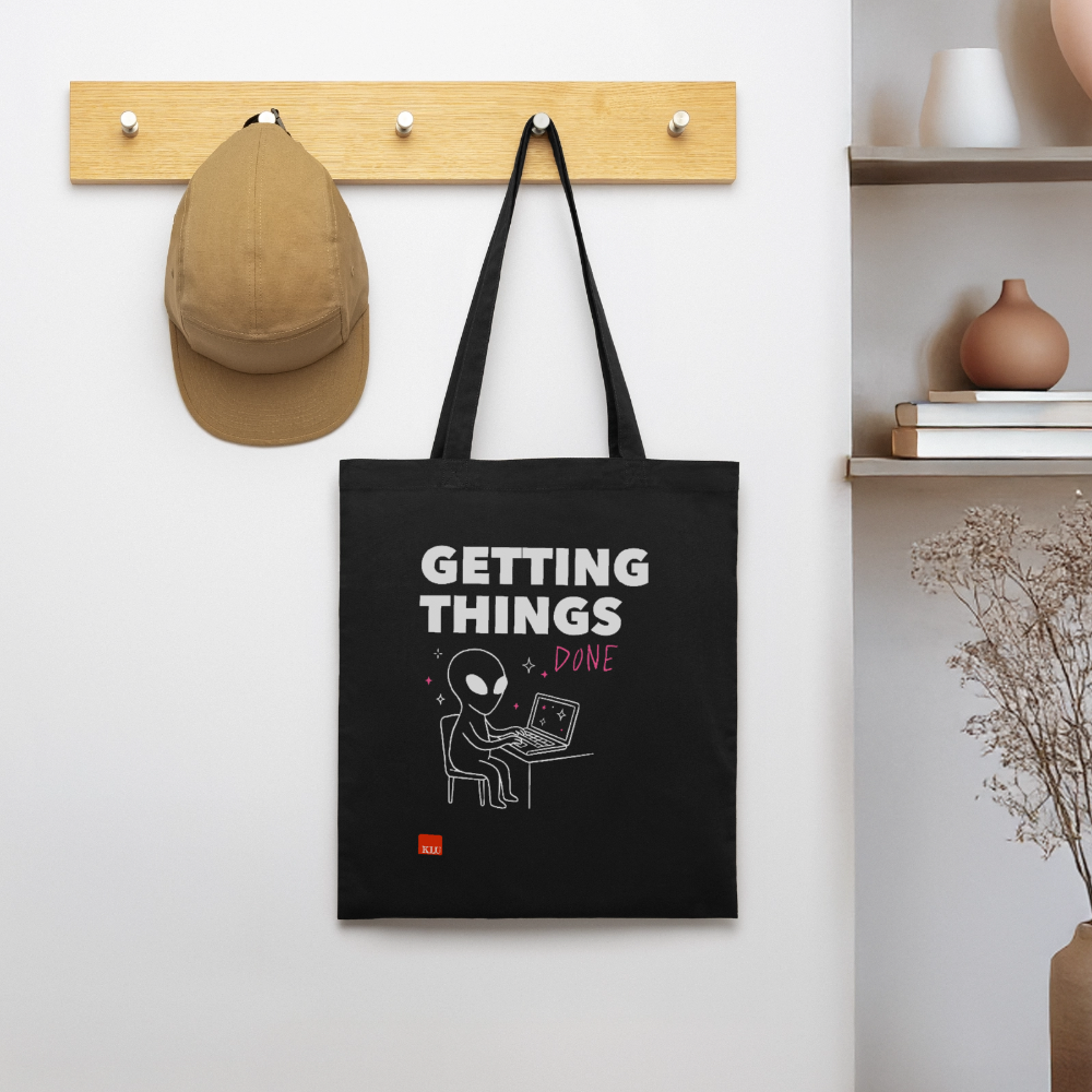 GETTING THINGS DONE Organic Tote Bag | Special - black