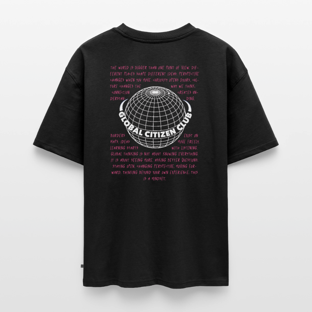 Unisex GLOBAL CITIZEN CLUB Oversized T-Shirt | Special Edition - black