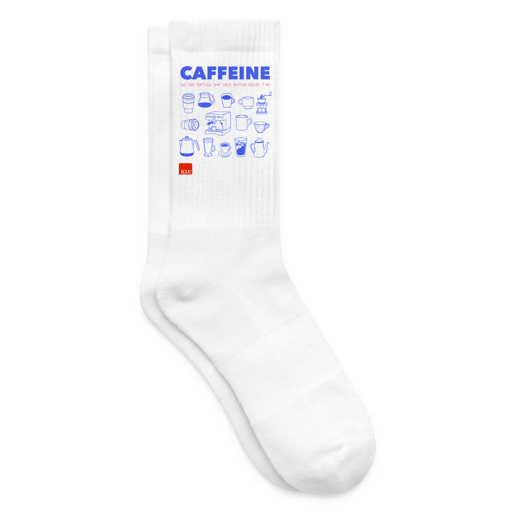CAFFEINE Tennis Socks | Special - white