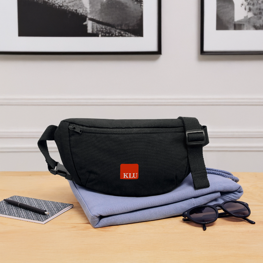 KLU Recycled Hip Bag - black
