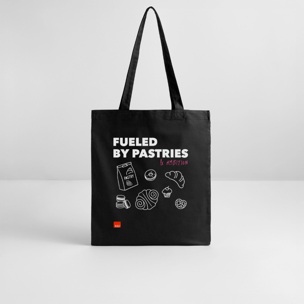FUELED BY PASTRIES Organic Tote Bag | Special - black