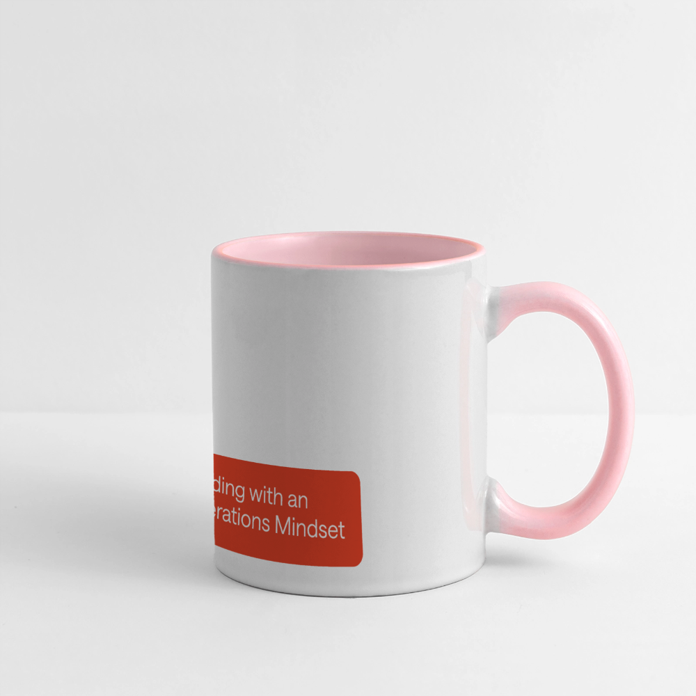 KLU Coffee Mug - white/pink