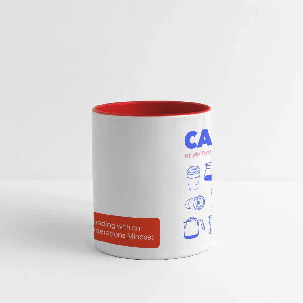 CAFFEINE Coffee Mug | Special - white/red
