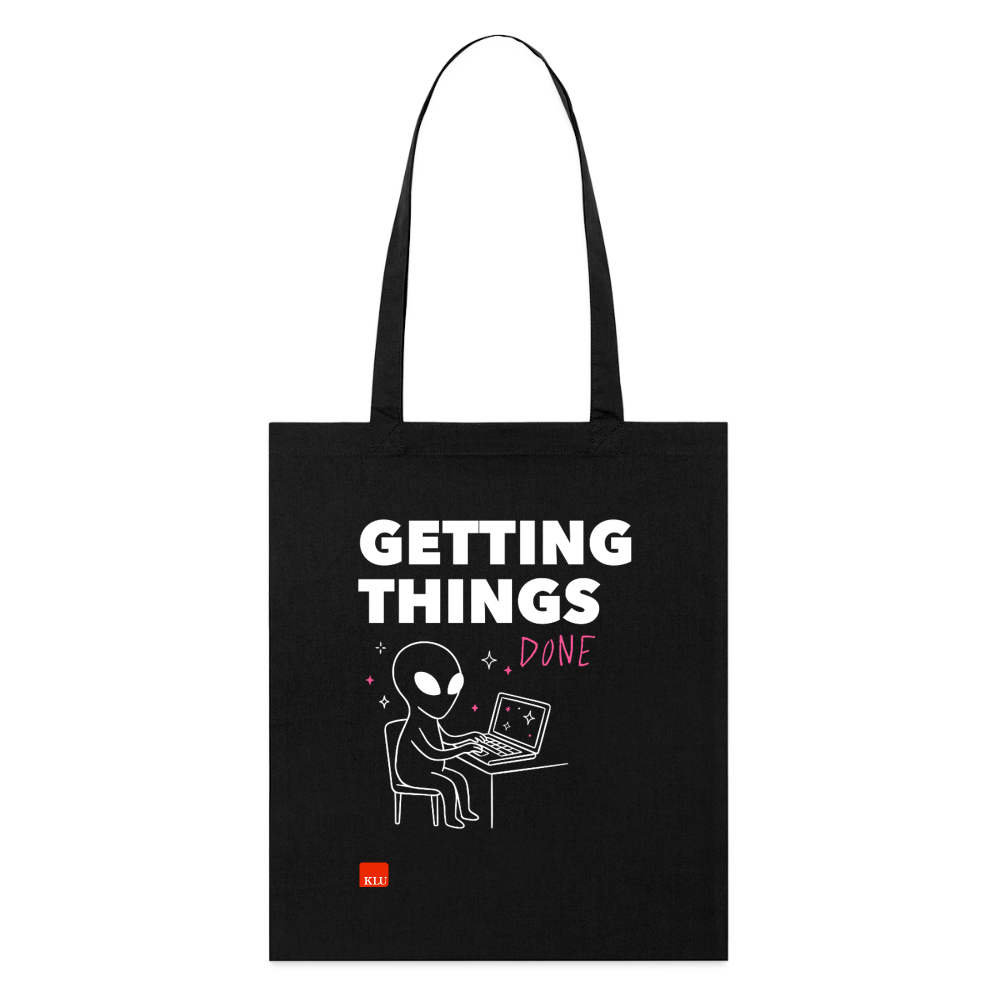 GETTING THINGS DONE Organic Tote Bag | Special - black