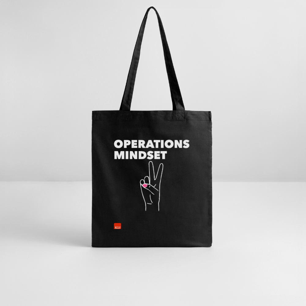OPERATIONS MINDSET Organic Tote Bag | Special - black